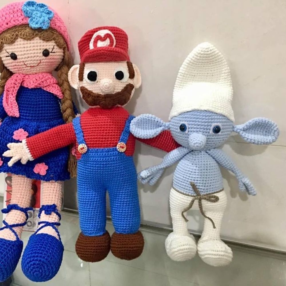 Handmade Crochet Toy SMURF ONLY